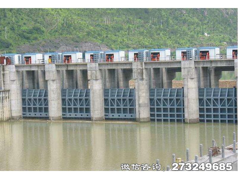 泾川县拦水大坝闸门