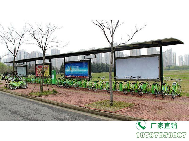 永靖县城市中心智能共享单车候车棚