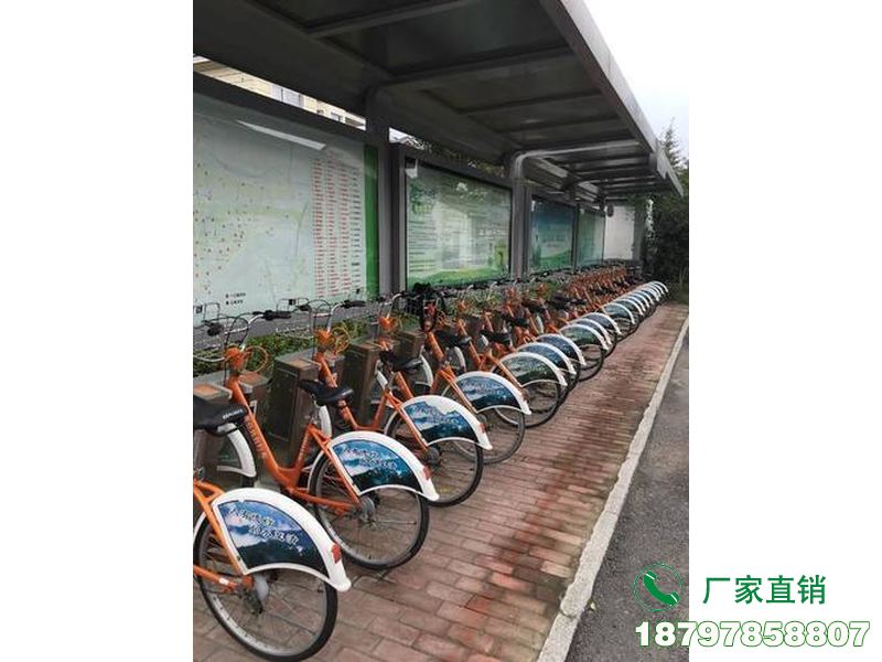 祁阳县城市中心智能共享单车候车棚
