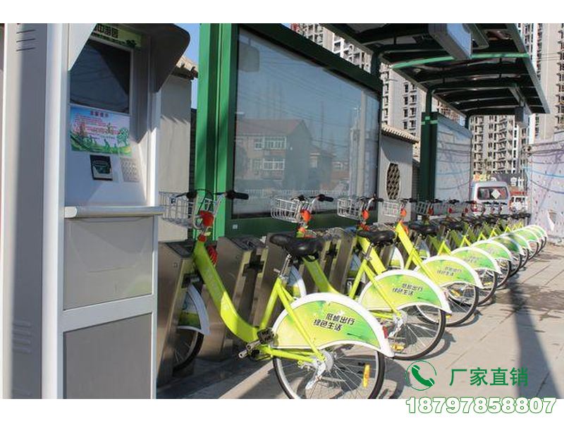 连南县城市中心智能共享单车候车棚
